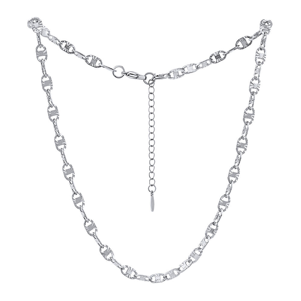 Náhrdelník Valentino z chirurgické oceli s diamantovým výbrusem - 5,5 mm NEW varianta 40 cm