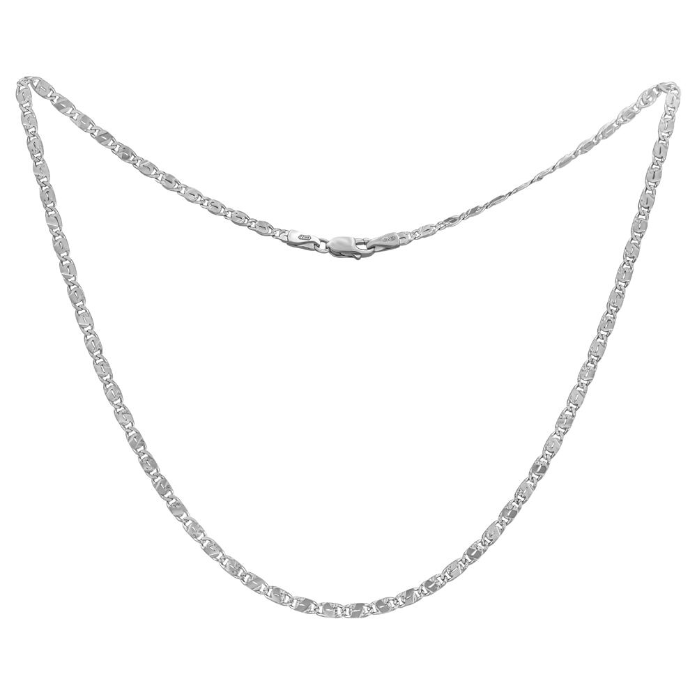 Stříbrný řetízek Valentino s broušenými okraji - 2,8 mm varianta 40 cm