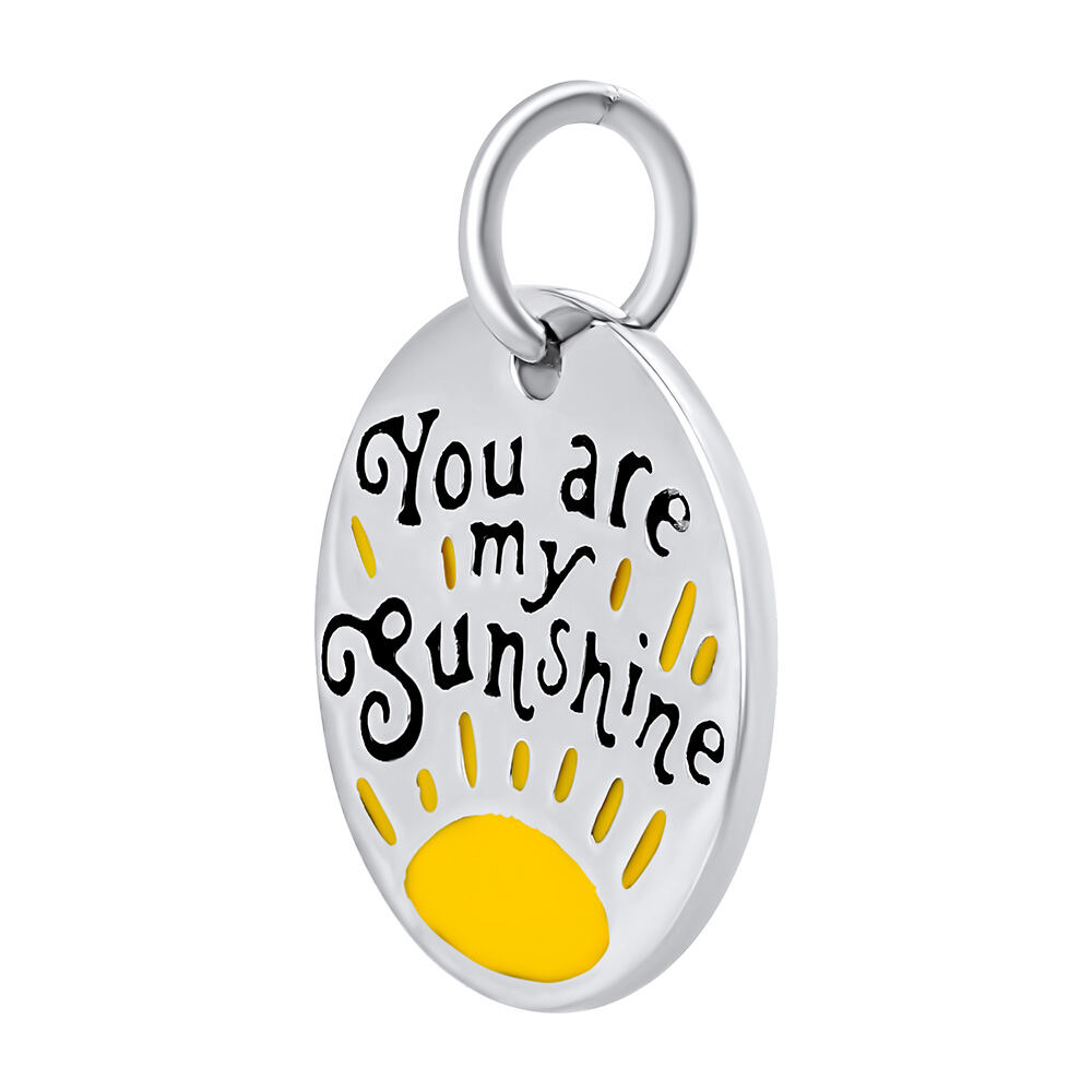 Stříbrný přívěsek You are my sunshine