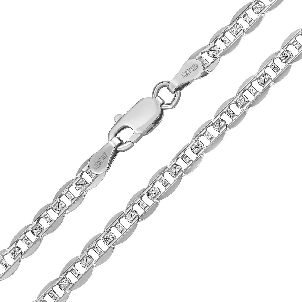 SILVEGO Stříbrný řetízek Marine s diamantovým výbrusem - 3,7 mm FNNS1185NS