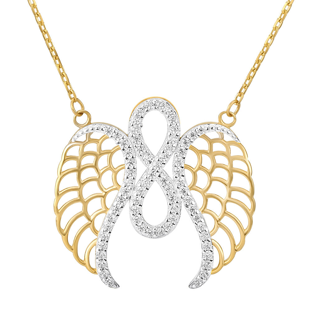 Silvego Zlatý náhrdelník Alara zo žltého zlata s Brilliance Zirconia - 0,6 mm FNN1868NGYW