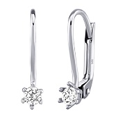 Goldohrringe Taisia aus Weißgold 585 mit Brilliance Zirconia