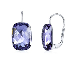 Strieborné náušnice so Swarovski® Crystals 