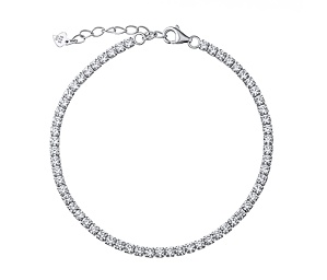 Strieborný tenisový náramok Eden s Brilliance Zirconia 2,5 mm
