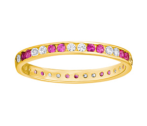 Goldring Mariane mit Brilliance Zirconia aus 14kt Gelbgold