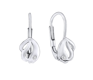 Stříbrné náušnice EMILY se Swarovski® Zirconia