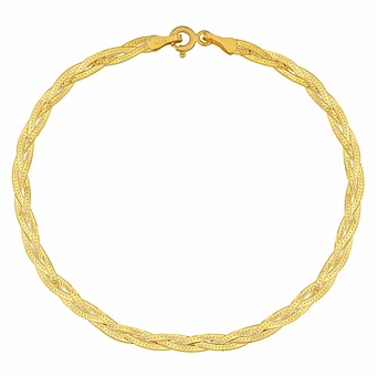Zlatý náramek Meliora ze žlutého zlata – 3 mm