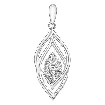 Stříbrný přívěsek Lunea s Brilliance Zirconia