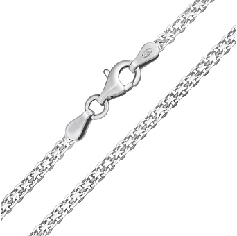 Stříbrný řetízek Bismark - 2,4 mm