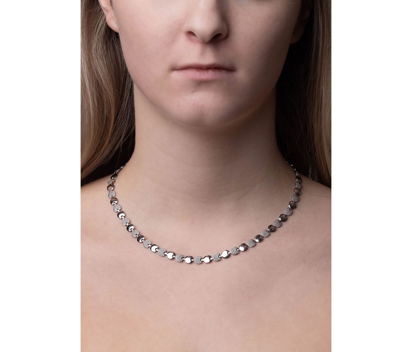 Dámský náhrdelník MONNALISA ze stříbra 45 cm