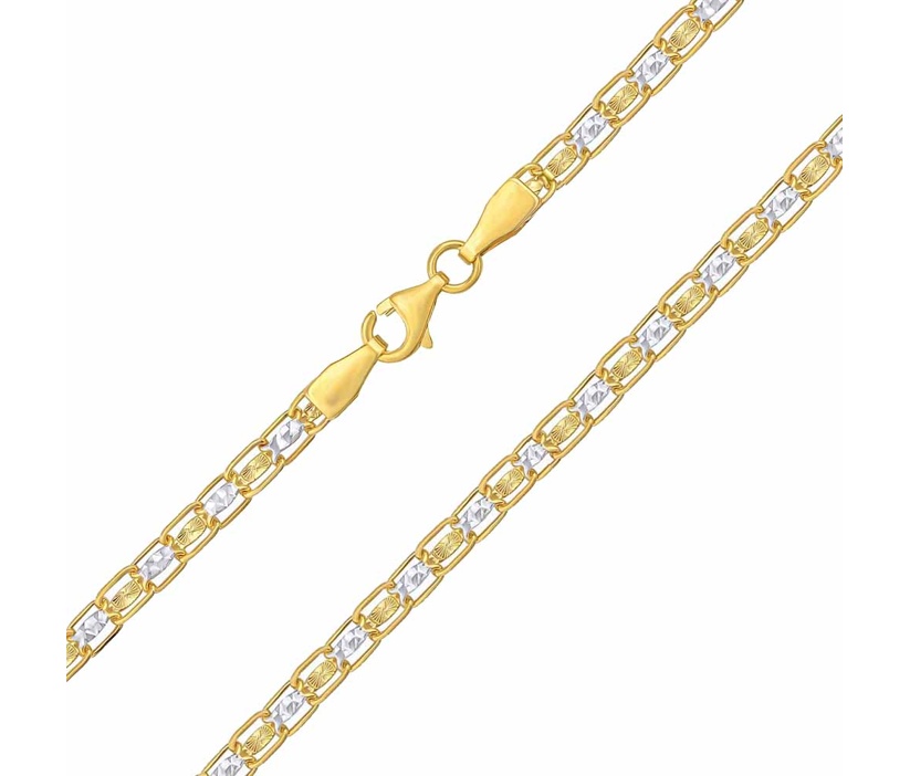 Zlatý náhrdelník Nilnix ze žlutého a bílého zlata - 3,5 mm