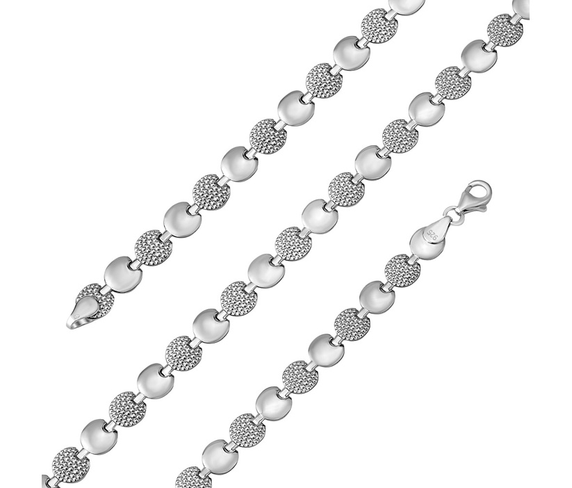 Dámský náhrdelník MONNALISA ze stříbra 45 cm