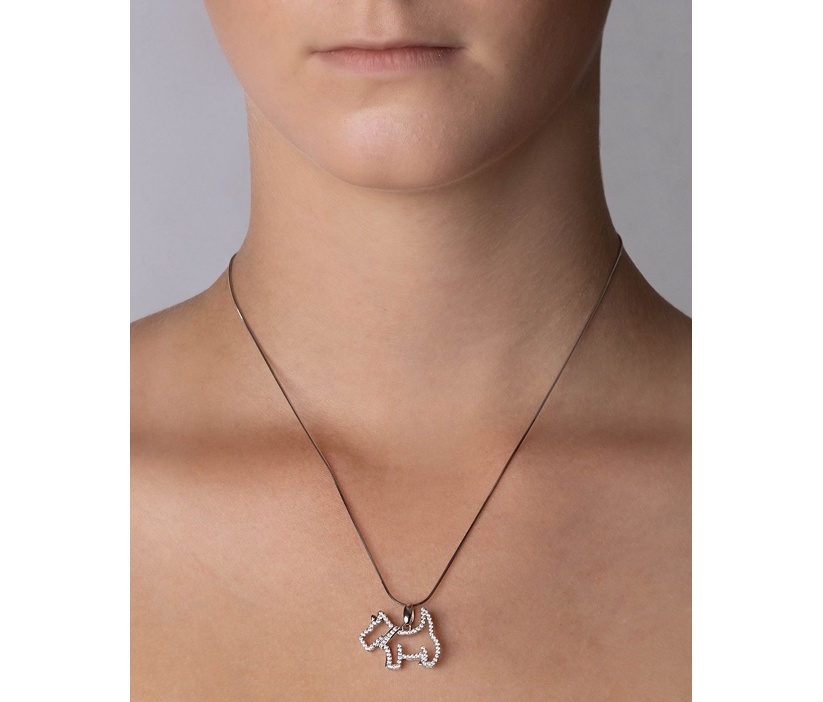 Stříbrný přívěsek Sid ve tvaru psa s Brilliance Zirconia