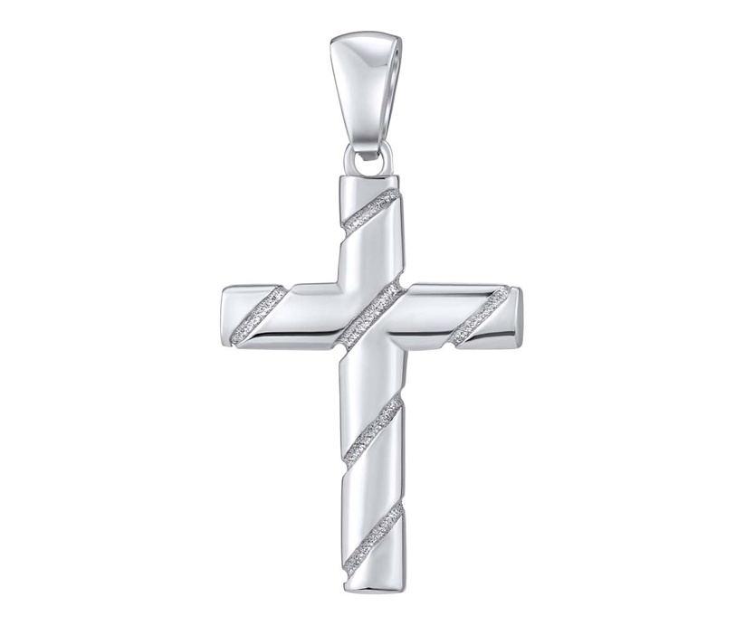 Stříbrný přívěsek křížek Alfeus