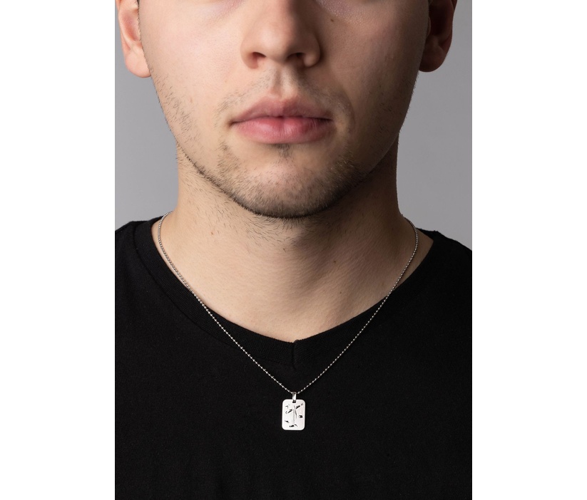 Ciondolo in argento segno zodiacale - Bilancia