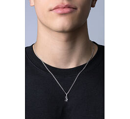 Zlatý prívesok znamenia zverokruhu Vodnár z bieleho 14kt zlata