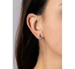 Smaragdohrringe aus Silber 925 Claire